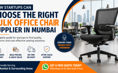 How Startups Can Choose the Right Bulk Office Chair Supplier in Mumbai